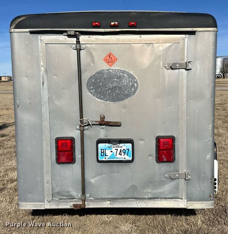image for item ER8351 1994 Wells Cargo enclosed cargo trailer