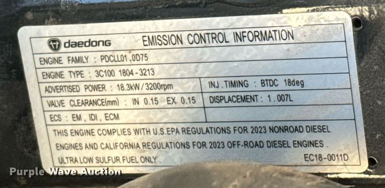 image for item LH9324 Bobcat CT1021 MFWD tractor