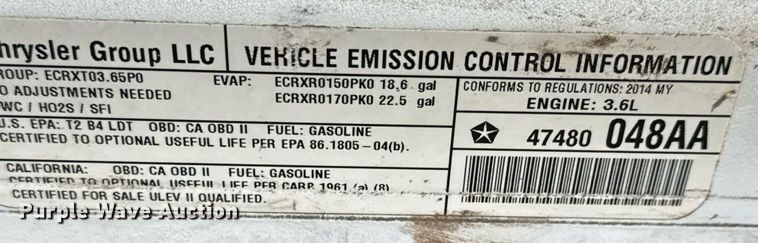 image for item LH9359 2014 Jeep Wrangler Unlimited SUV