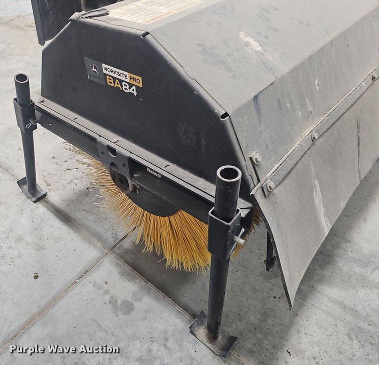image for item NI9317 John Deere BA84 Worksite Pro skid steer broom