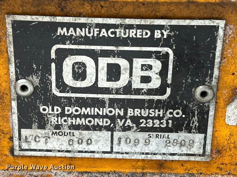 image for item NJ9615 Old Dominion Brush Co. LCT600 leaf vacuum 
