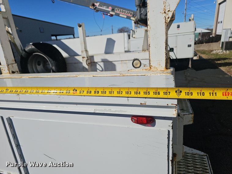 image for item OJ9148 2015 Ford F350 Super Duty XLT SuperCab utility bed pickup truck