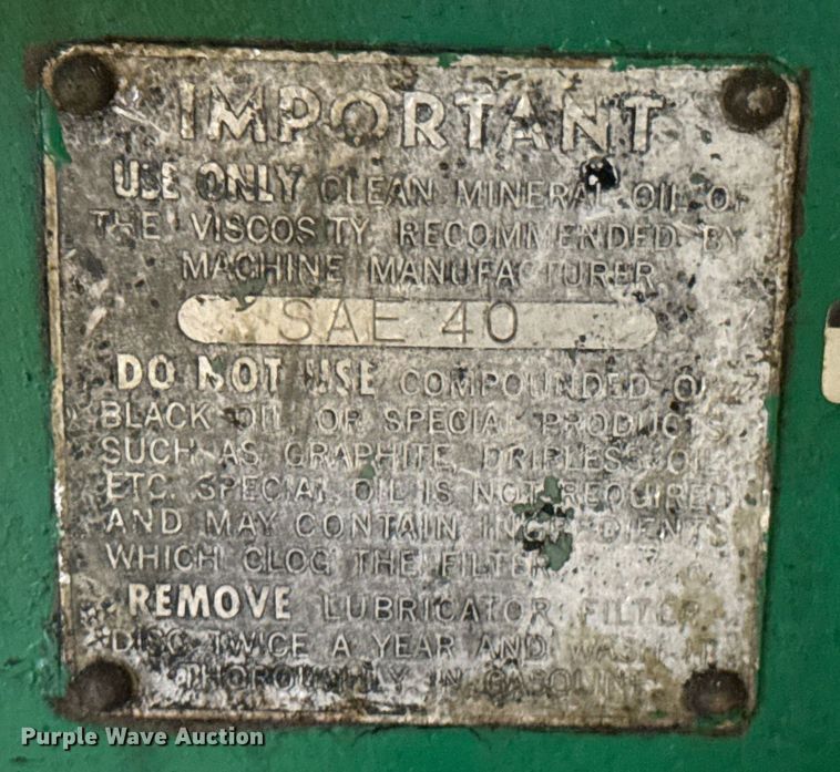 image for item OJ9315 Detroit 56-A press brake