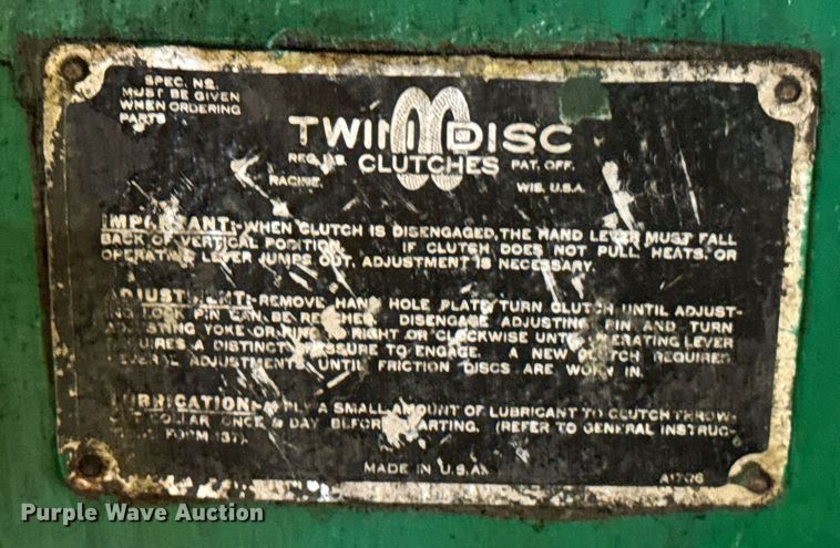 image for item OJ9315 Detroit 56-A press brake