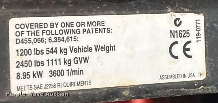 image for item OK9300 2010 Toro Workman utility vehicle