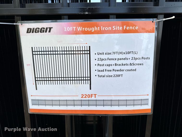 image for item OK9347 (22) fence panels