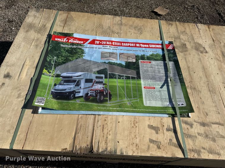 image for item OK9364 Valley Pioneer MSC2020F carport