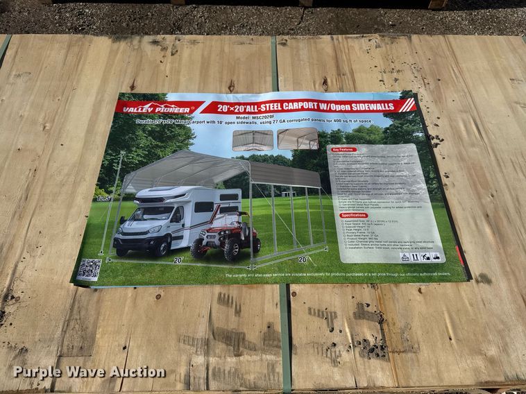 image for item OK9365 Valley Pioneer MSC2020F carport