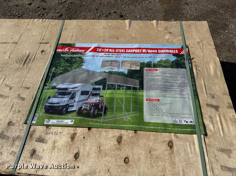 image for item OK9367 Valley Pioneer MSC2020F carport