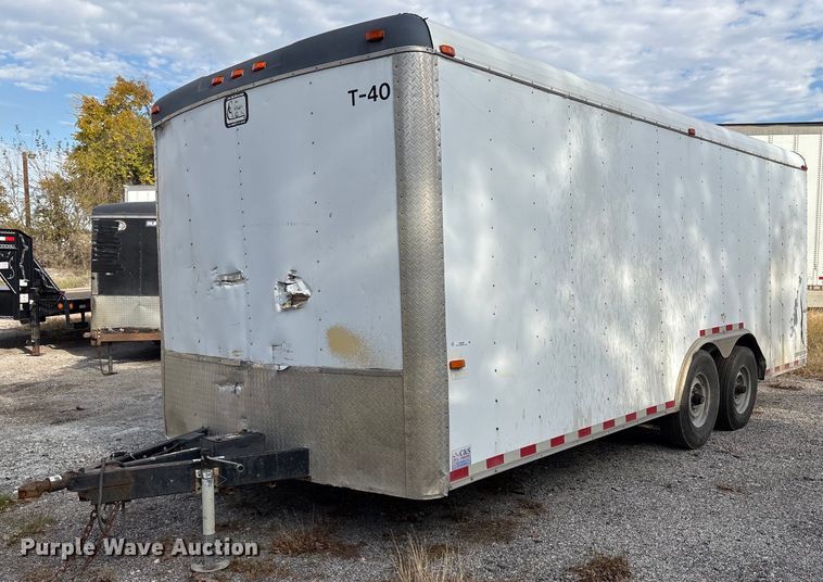 image for item OK9380 2016 Cargo Craft enclosed cargo trailer