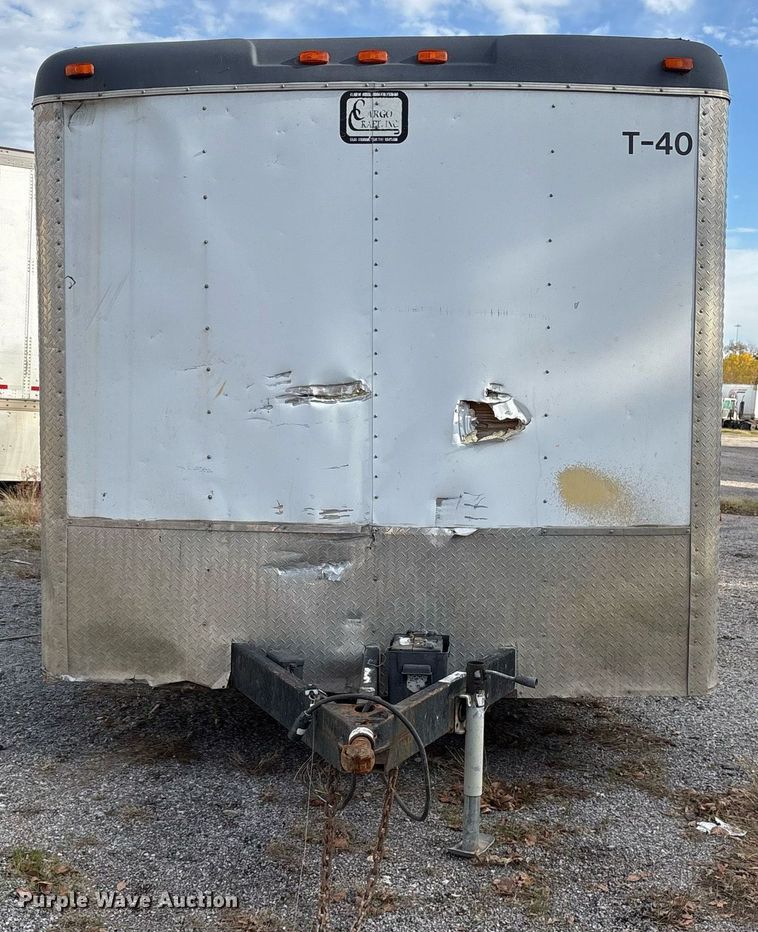 image for item OK9380 2016 Cargo Craft enclosed cargo trailer