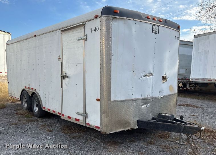 image for item OK9380 2016 Cargo Craft enclosed cargo trailer