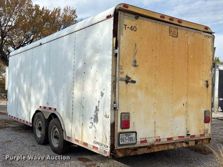 image for item OK9380 2016 Cargo Craft enclosed cargo trailer