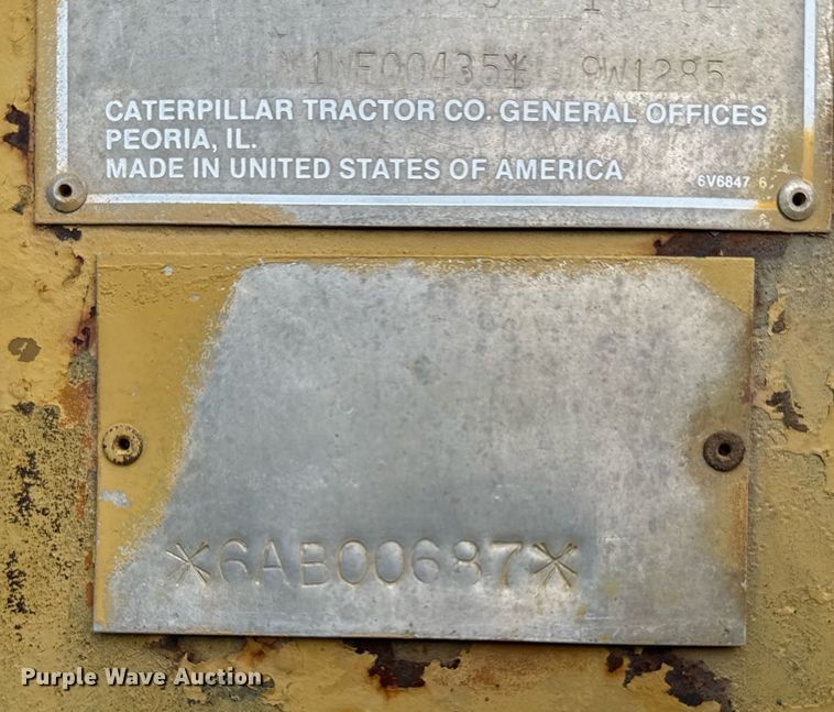 image for item DJ9722 1987 Caterpillar 621E conventional scraper 