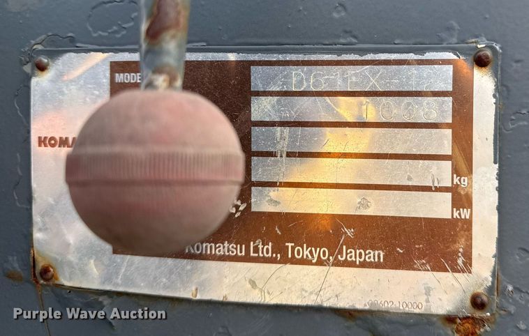 image for item DJ9723 2000 Komatsu D61EX-12 dozer