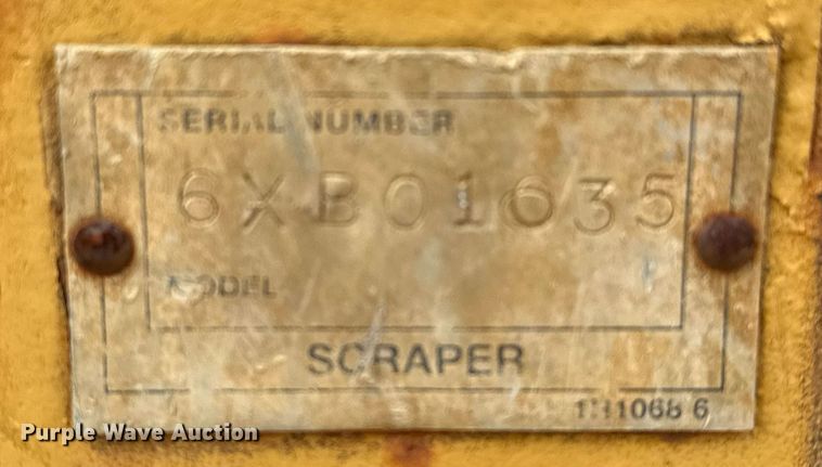 image for item DJ9729 1986 Caterpillar 621B conventional scraper 