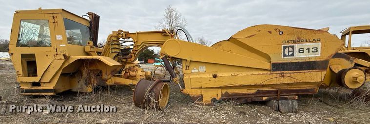 image for item DJ9731 1970 Caterpillar 613 conventional scraper 