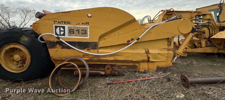 image for item DJ9731 1970 Caterpillar 613 conventional scraper 