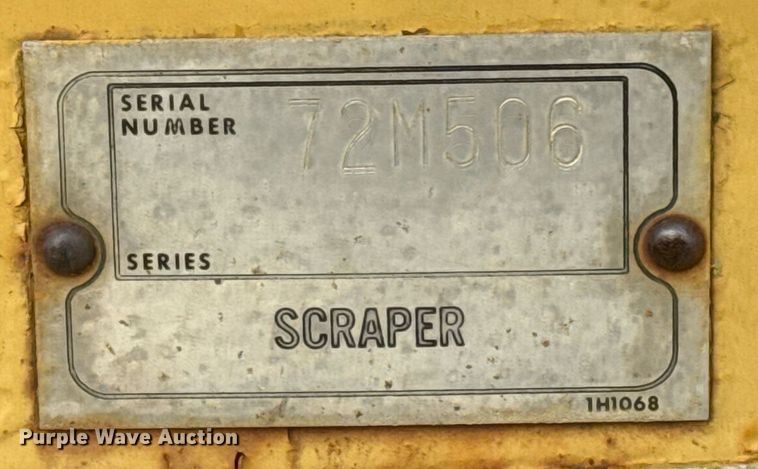 image for item DJ9731 1970 Caterpillar 613 conventional scraper 