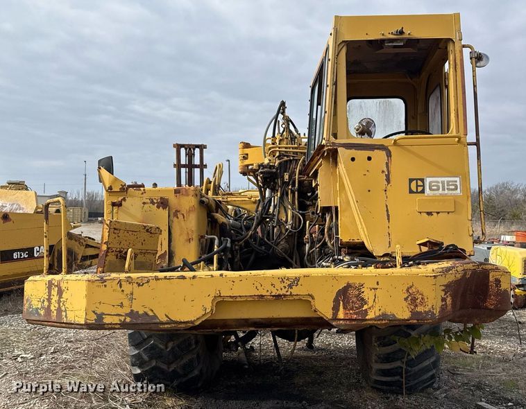 image for item DJ9733 1984 Caterpillar 615 conventional scraper 