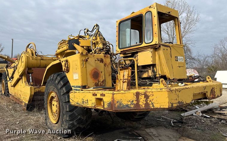 image for item DJ9733 1984 Caterpillar 615 conventional scraper 