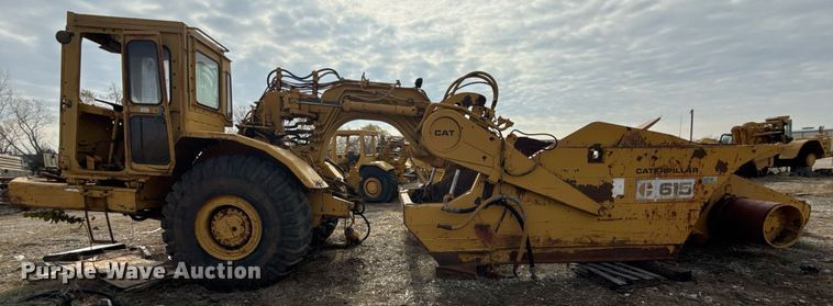 image for item DJ9733 1984 Caterpillar 615 conventional scraper 