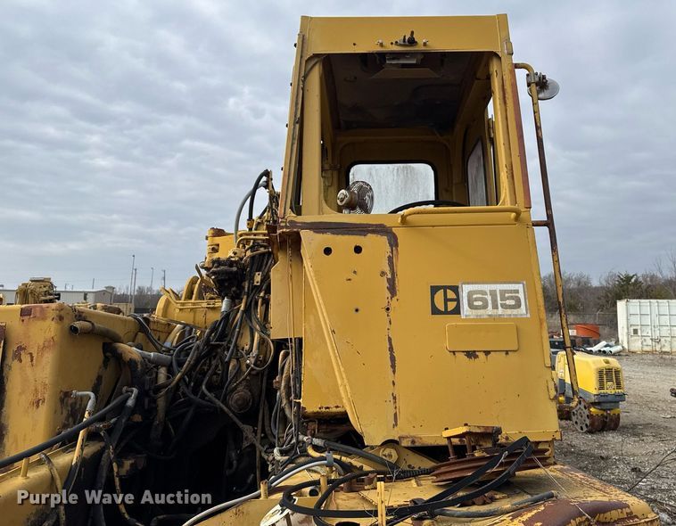 image for item DJ9733 1984 Caterpillar 615 conventional scraper 