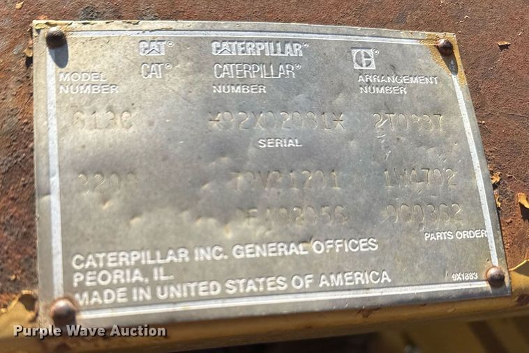 image for item DJ9760 1990 Caterpillar 613B elevating scraper