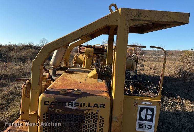 image for item DJ9765 1974 Caterpillar 613 conventional scraper 