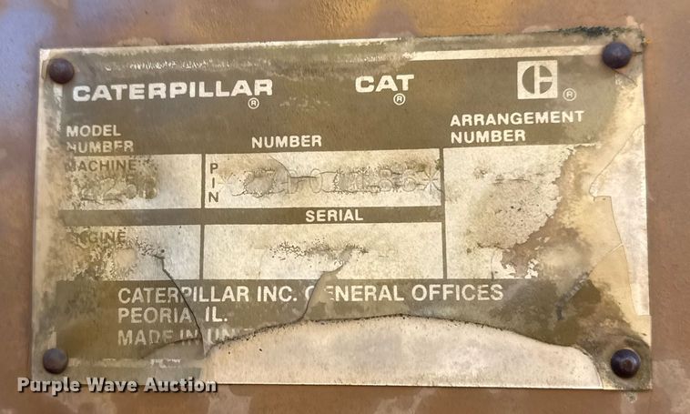 image for item DJ9856 1988 Caterpillar 225B excavator