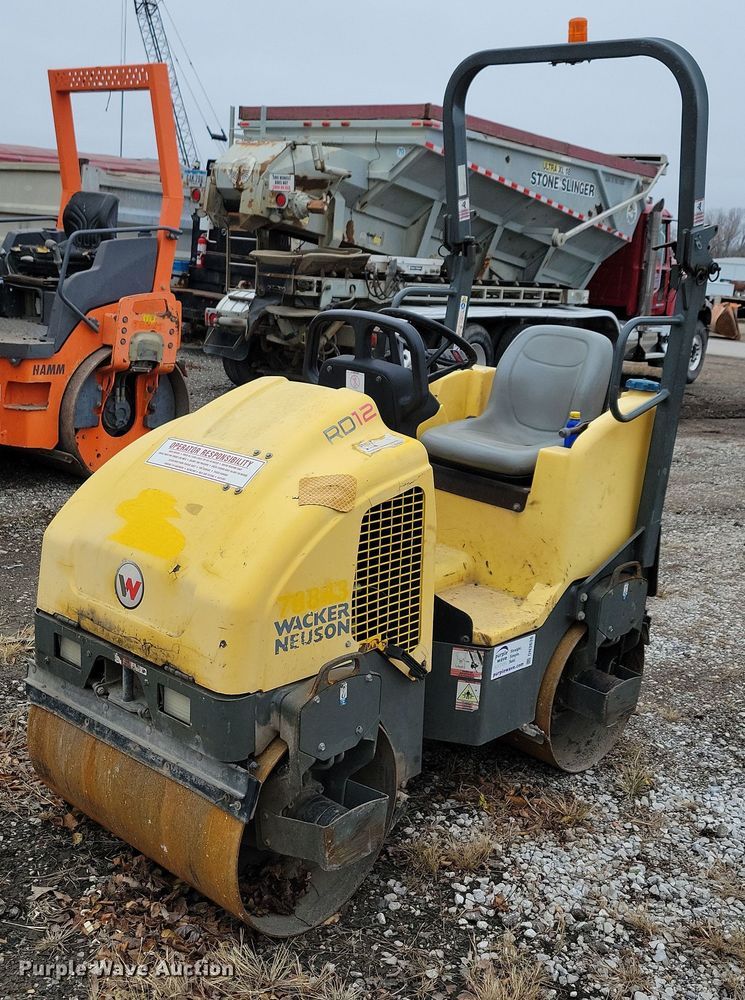 image for item DN3638 2015 Wacker Nueson RD12 double drum vibratory roller
