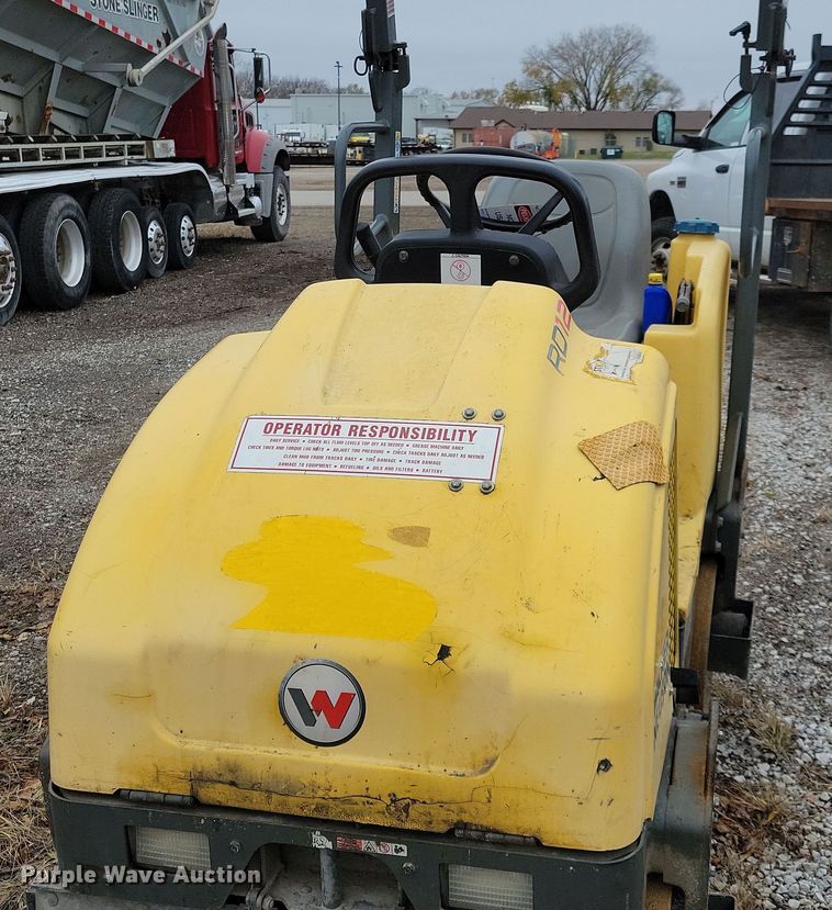 image for item DN3638 2015 Wacker Nueson RD12 double drum vibratory roller