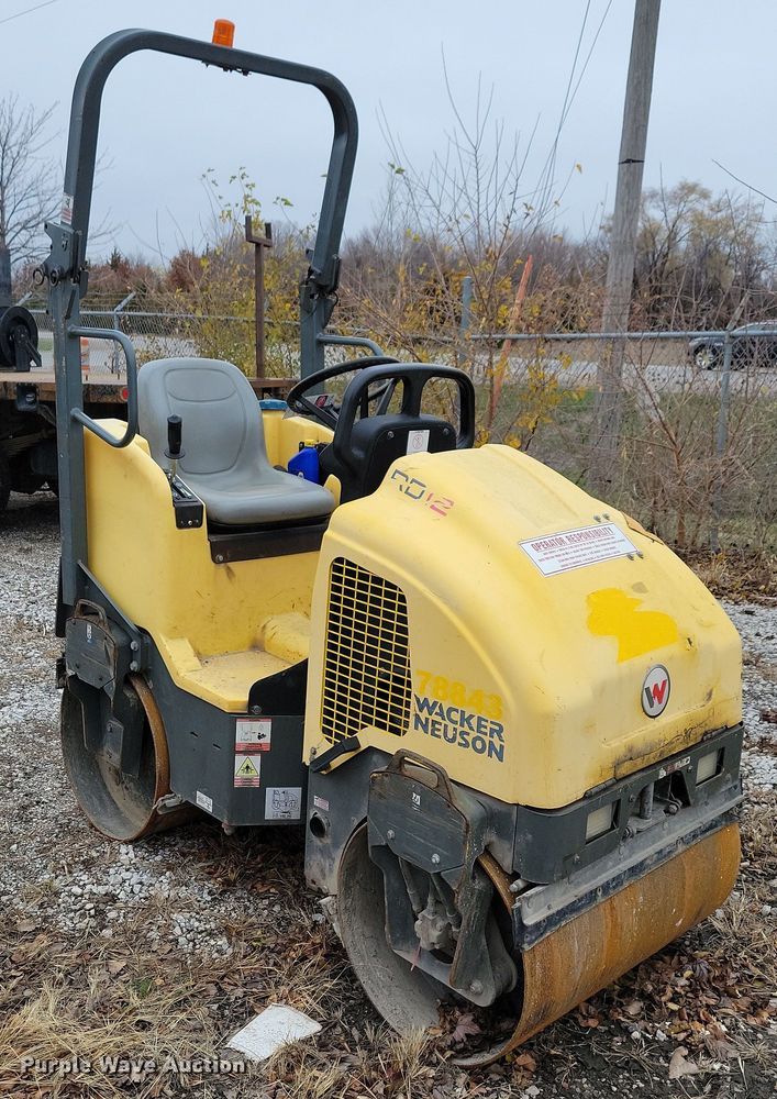 image for item DN3638 2015 Wacker Nueson RD12 double drum vibratory roller