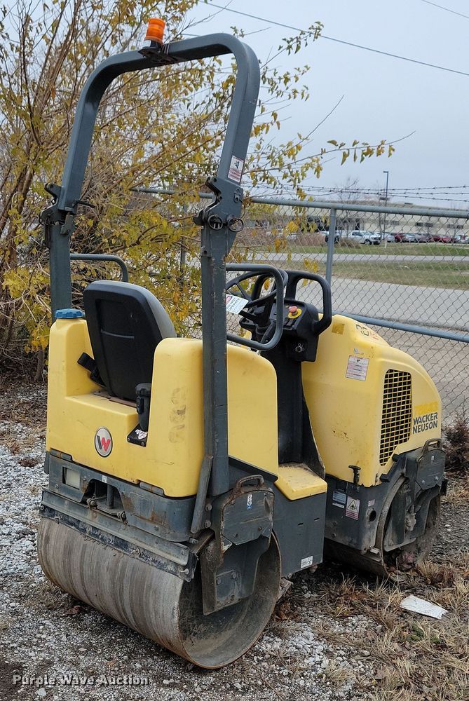 image for item DN3638 2015 Wacker Nueson RD12 double drum vibratory roller