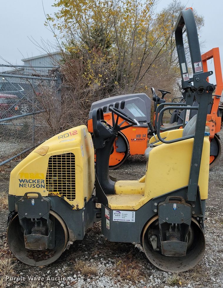 image for item DN3638 2015 Wacker Nueson RD12 double drum vibratory roller