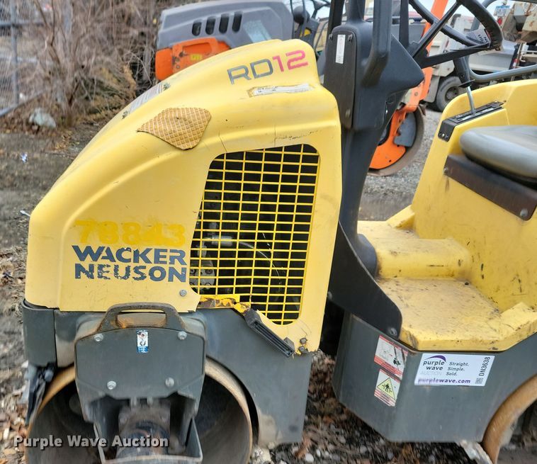 image for item DN3638 2015 Wacker Nueson RD12 double drum vibratory roller