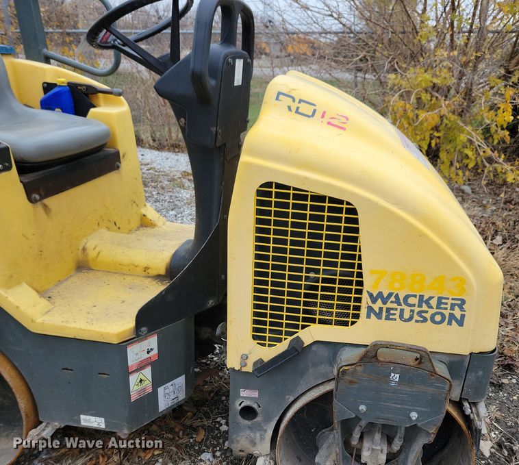 image for item DN3638 2015 Wacker Nueson RD12 double drum vibratory roller