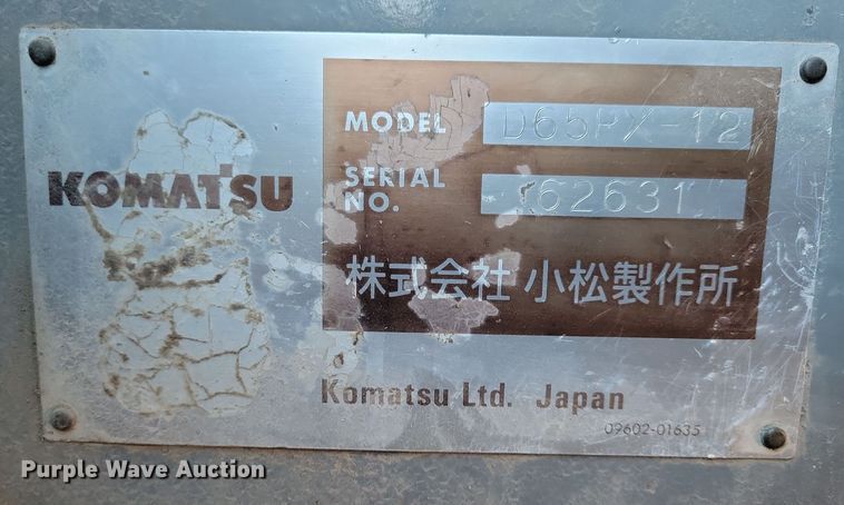 image for item DN3660 1999 Komatsu D65PX-12 dozer