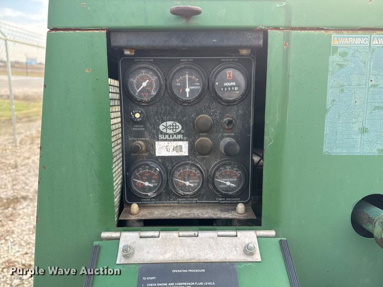 image for item DO0001 1993 Sullair 185Q air compressor