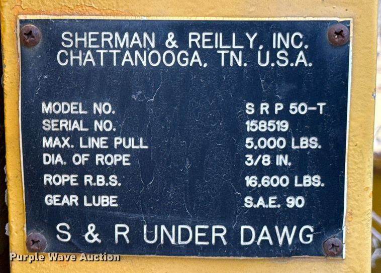 image for item DO0021 S&R Under Dawg SRP 50-T cable puller