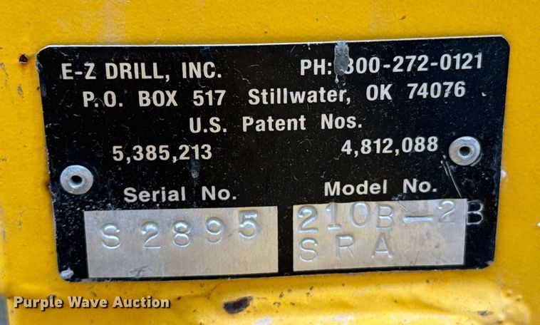 image for item DO0025 EZ-Drill 210-B horizontal drill