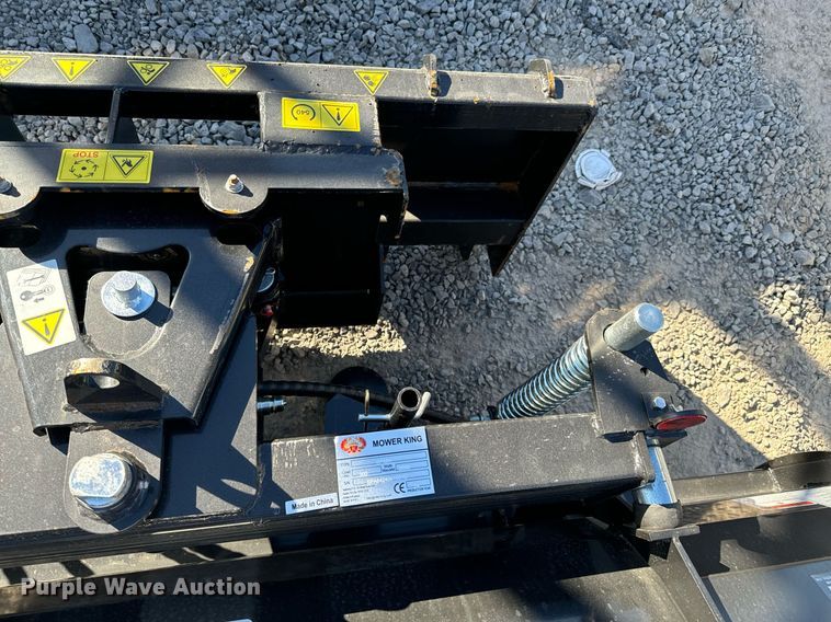 image for item DO0463 2024 Mower King SPA84 skid steer dozer blade