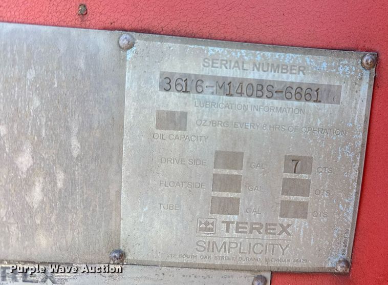 image for item DO7689 Terex Simplicity  screen