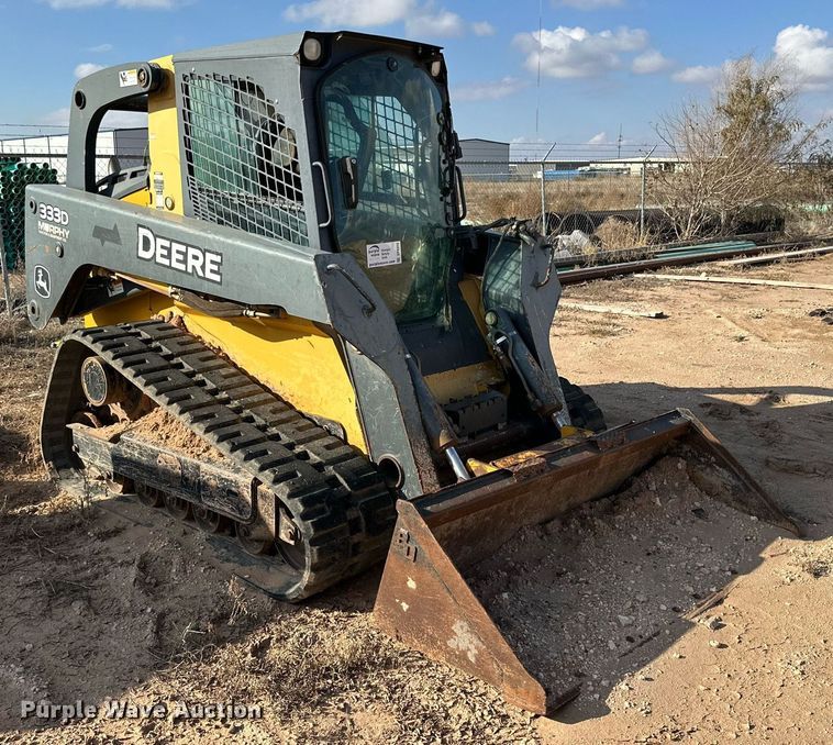 image for item DP6020 2012 John Deere 333D tracked skid steer loader