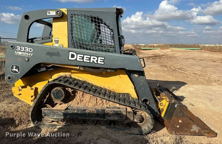 image for item DP6020 2012 John Deere 333D tracked skid steer loader