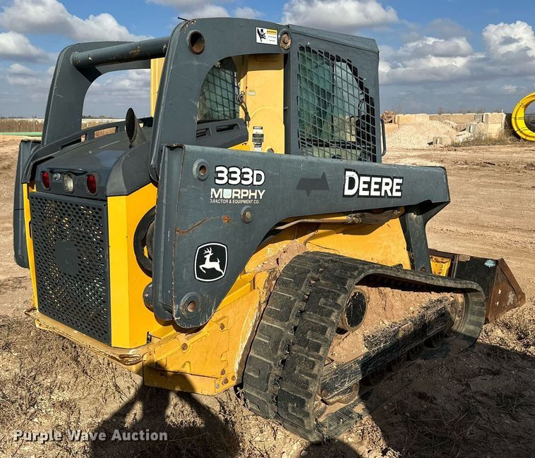 image for item DP6020 2012 John Deere 333D tracked skid steer loader