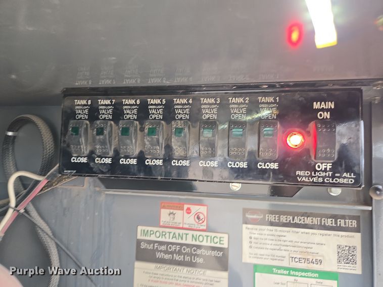 image for item DP6040 2022 Thunder Creek MTT920-G3 fuel trailer