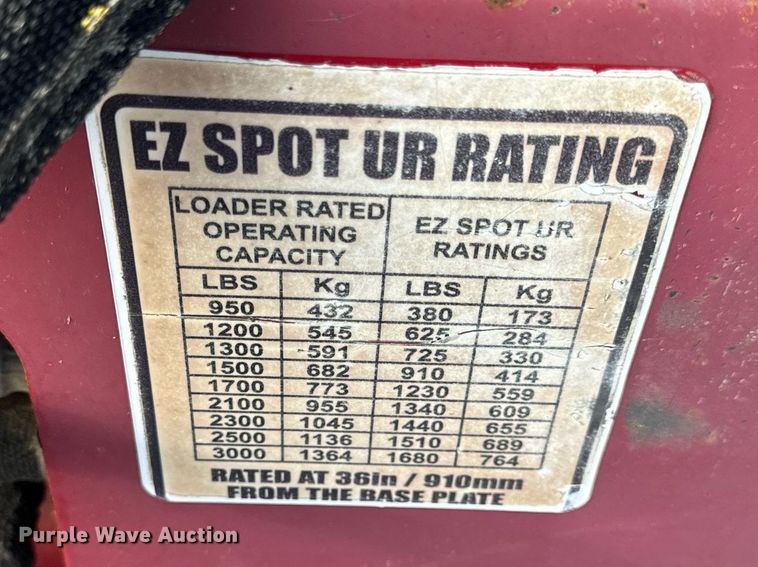 image for item DP6798 EZ-Spotur skid steer pole clamp