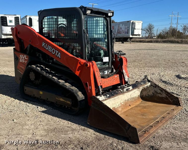 image for item DQ6464 2019 Kubota SVL65-2 tracked skid steer loader