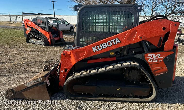 image for item DQ6464 2019 Kubota SVL65-2 tracked skid steer loader